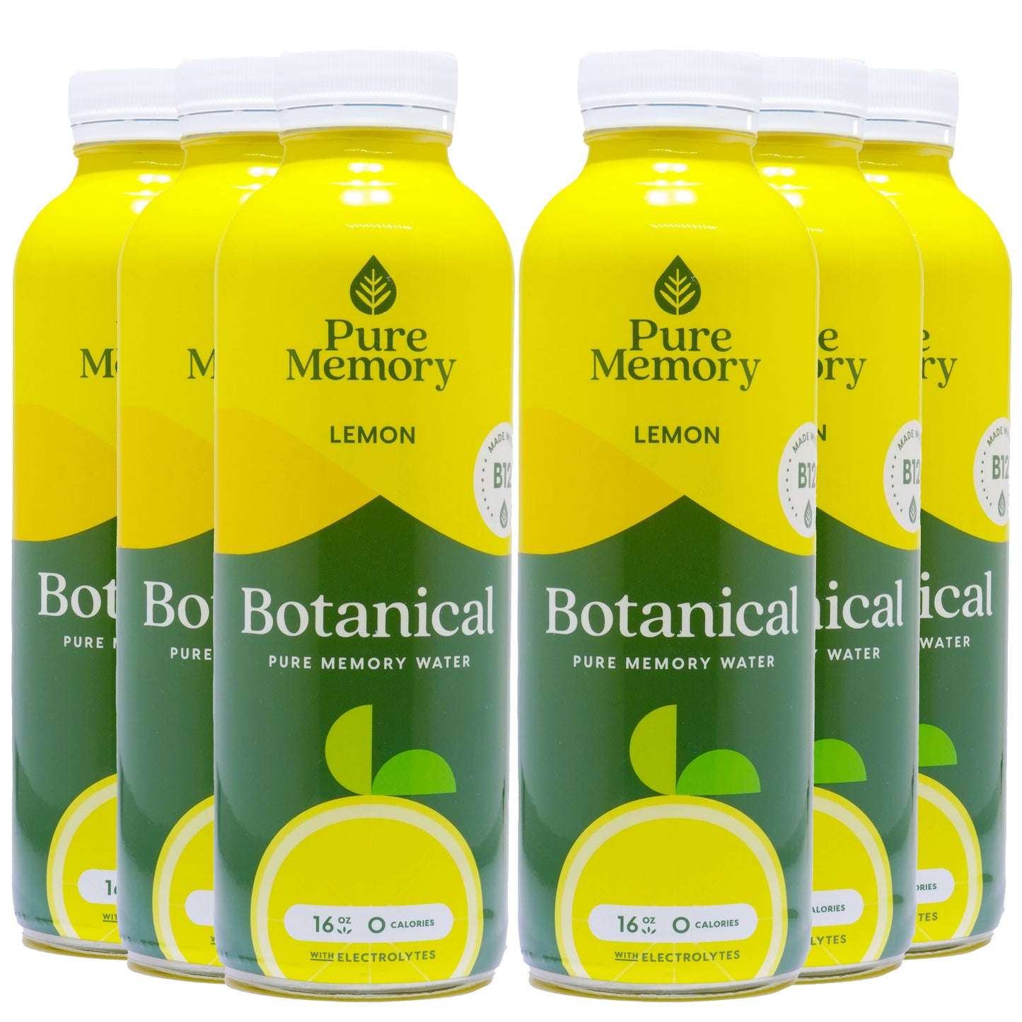 16oz Botanical Pure Memory Water  Qty 6 - LEMON