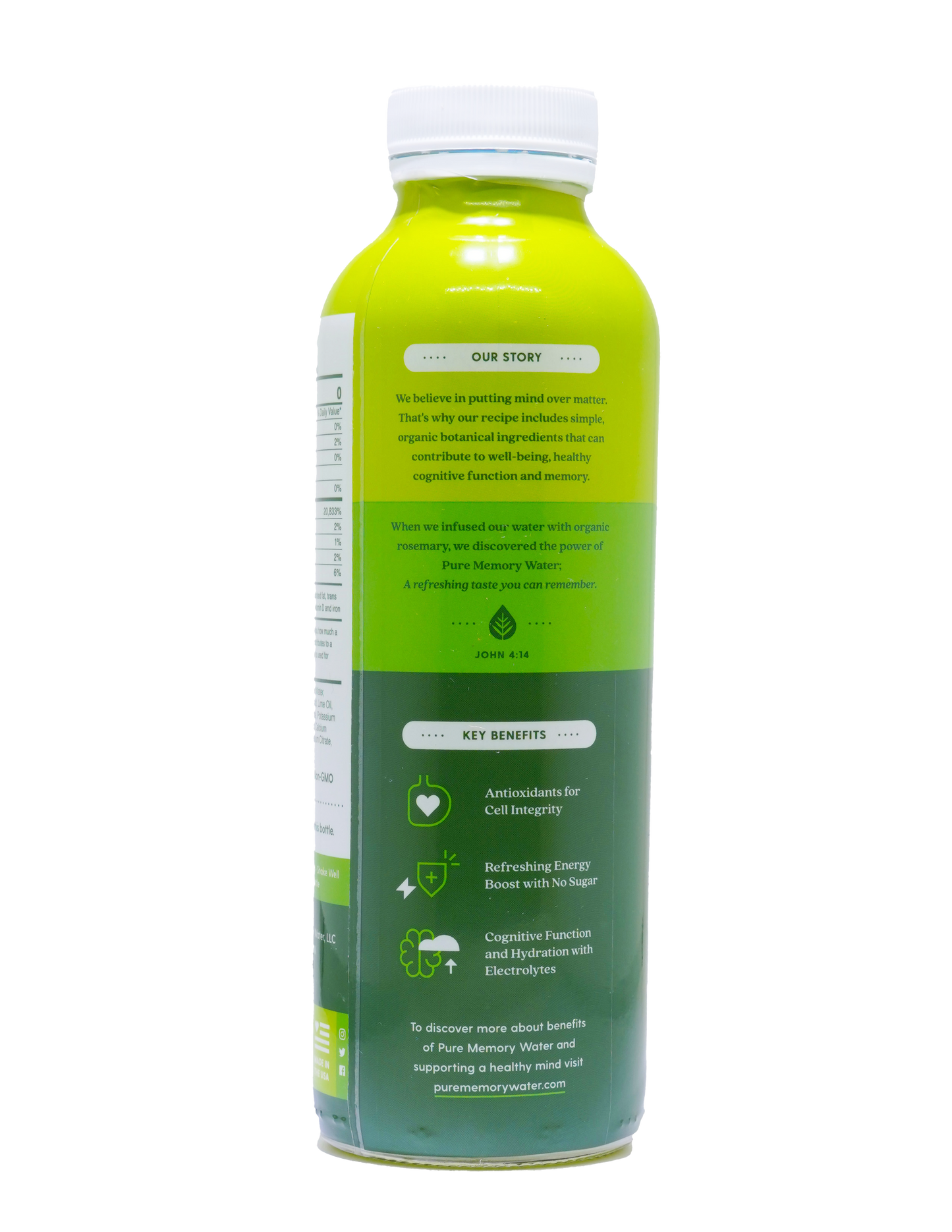 16oz Botanical Pure Memory Water Qty 6 - LIME