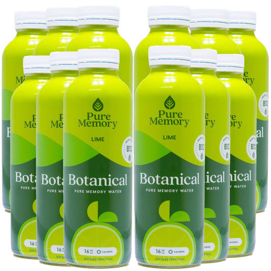 16oz Botanical Pure Memory Water  Qty 12 - LIME