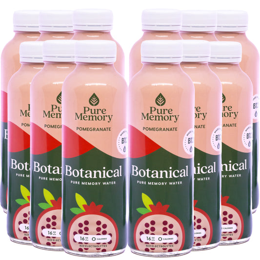16oz Botanical Pure Memory Water Qty 12 - POMEGRANATE