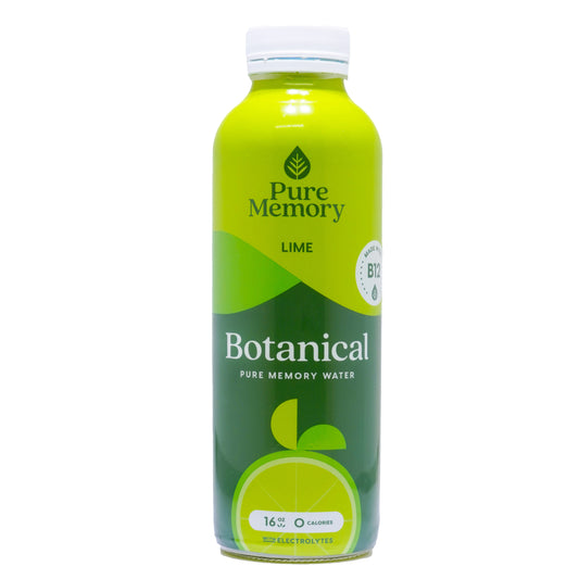 16oz Botanical Pure Memory Water Qty 12 - LIME